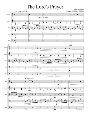 "The Lord's Prayer" (A. H. Malotte)