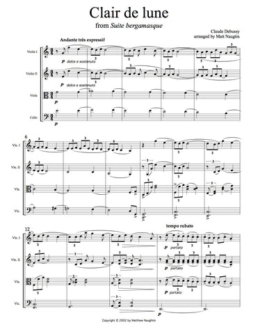 "Clair de lune" ("Moonlight") (Claude Debussy)