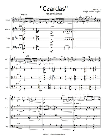 "Czardas" from Die Fledermaus (Johann Strauss, Jr.)