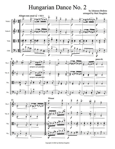 Hungarian Dance No. 2 (Johannes Brahms)