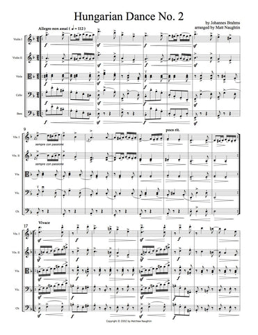 Hungarian Dance No. 2 (Johannes Brahms)