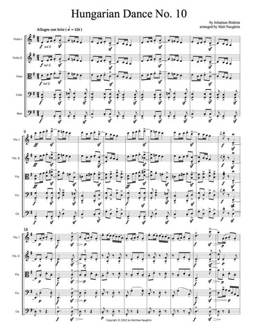Hungarian Dance No. 10 (Johannes Brahms)