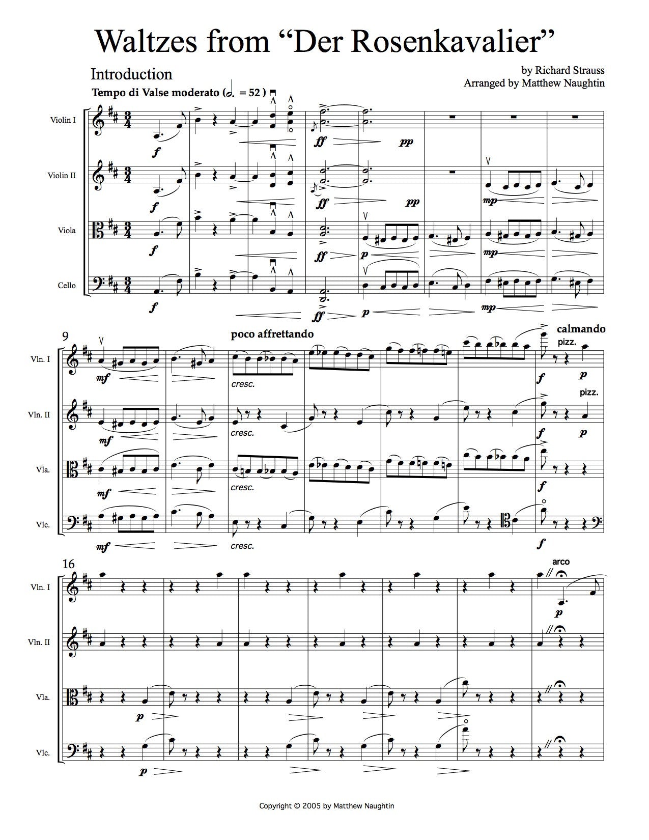 Der Rosenkavalier フルスコア Der Rosenkavalier – Richard Strauss Sheet Music with Chords