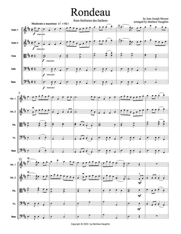 Rondeau from "Sinfonies des fanfares" (Jean Joseph Mouret)