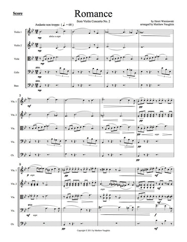 Romance from Violin Concerto No. 2 (Henri Wieniawski)