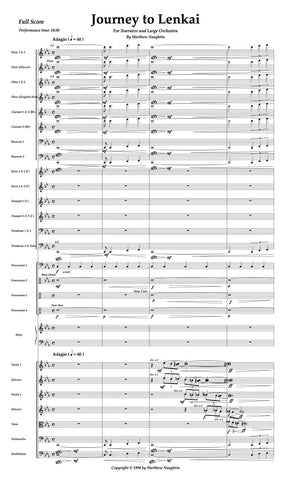 "Journey to Lenkai" (large orchestra) (Matthew Naughtin)